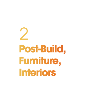 Number 2: Post-Build, Furniture, Interiors